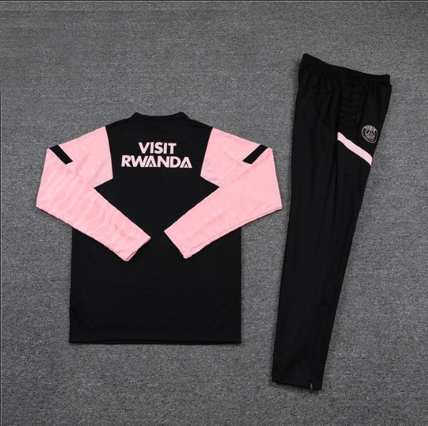 PSG training tracksuit 2023/24 black and pink