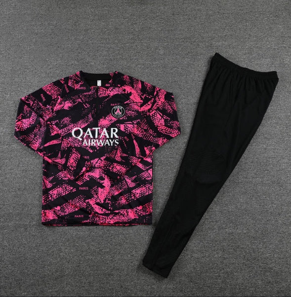 PSG training tracksuit 2023/24 pink and black camo