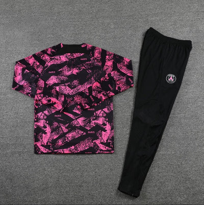 PSG training tracksuit 2023/24 pink and black camo