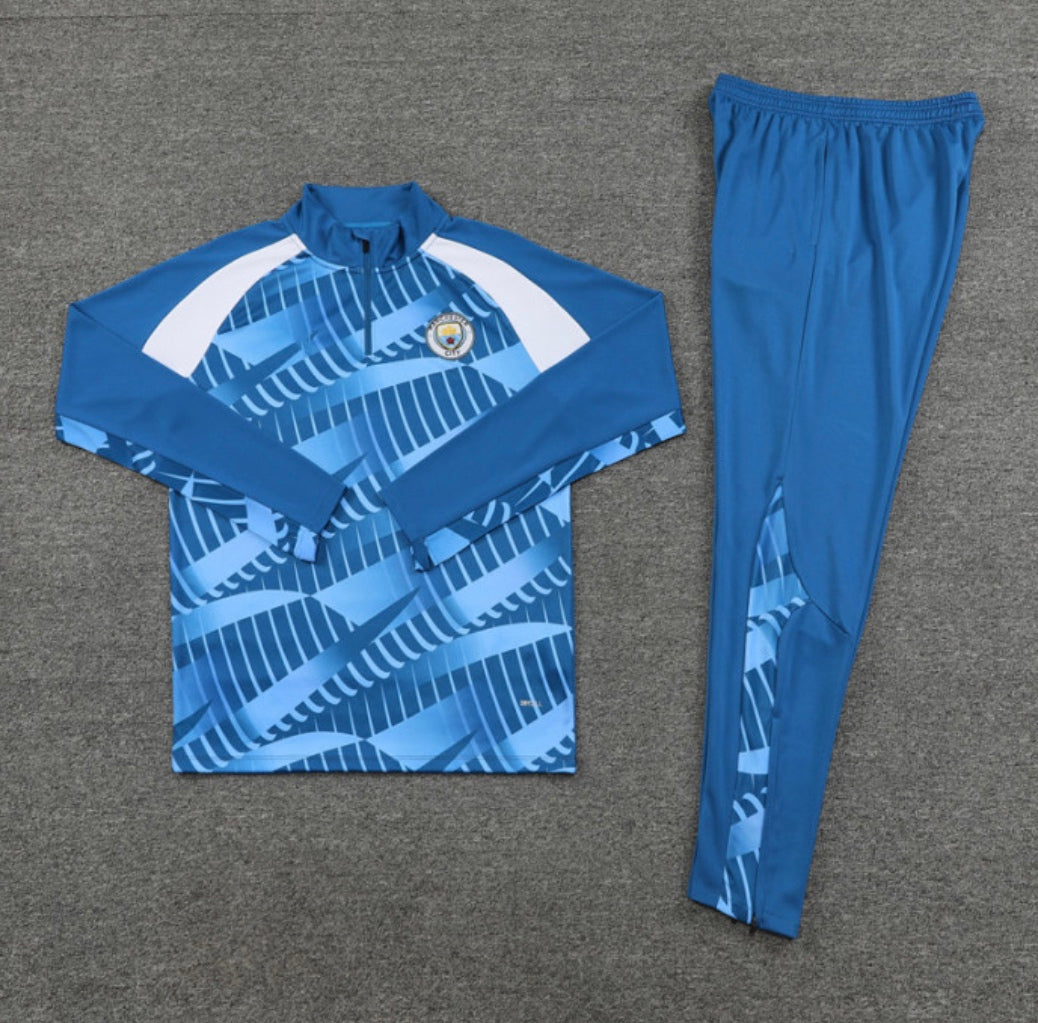 Manchester City training tracksuit 2023/24 light blue