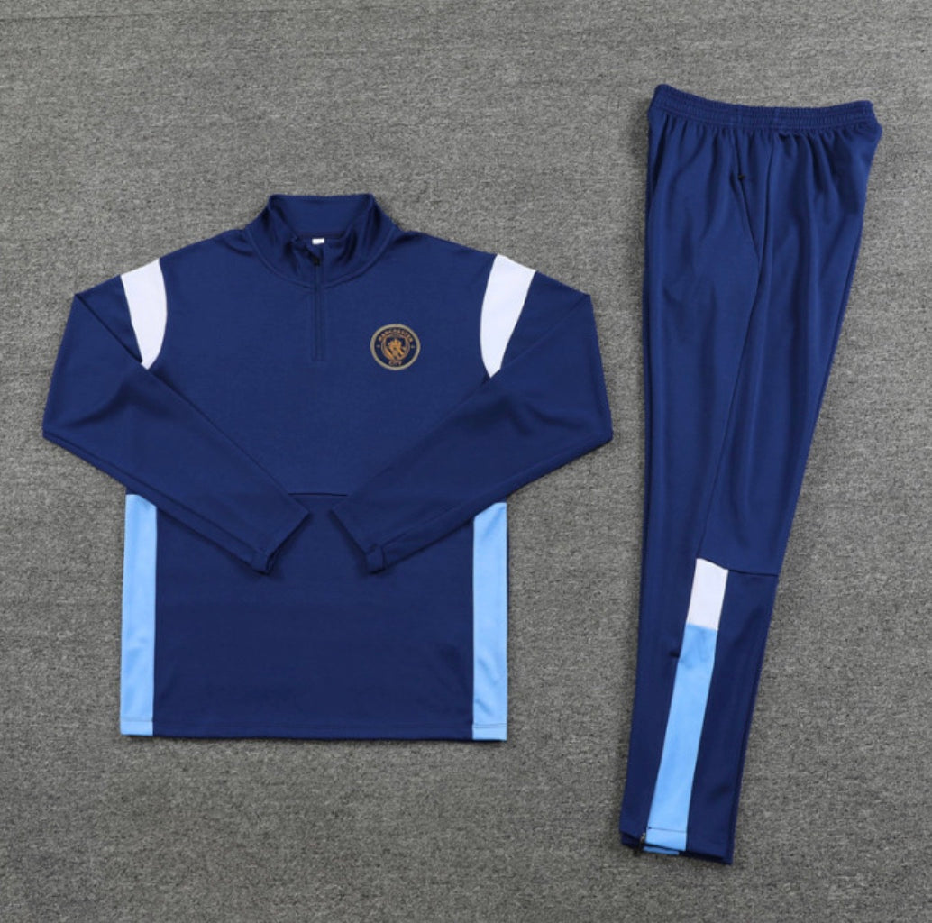 Manchester City training tracksuit 2023/24 dark blue