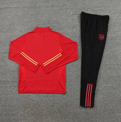 Arsenal training tracksuit 2023/24 red and black