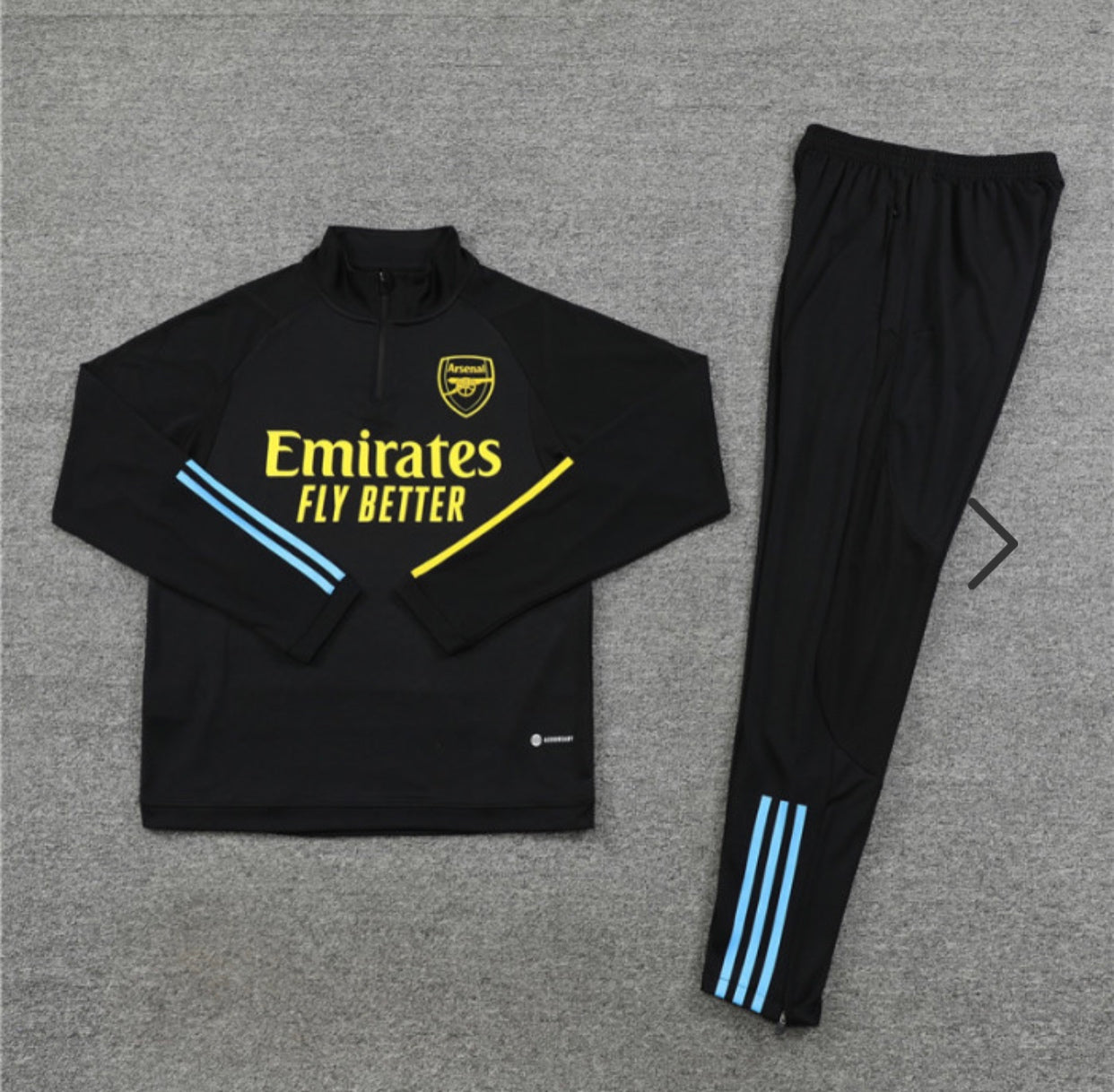 Arsenal training tracksuit 2023/24 black