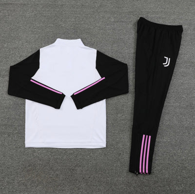 Juventus training tracksuit 2023/24 white and black