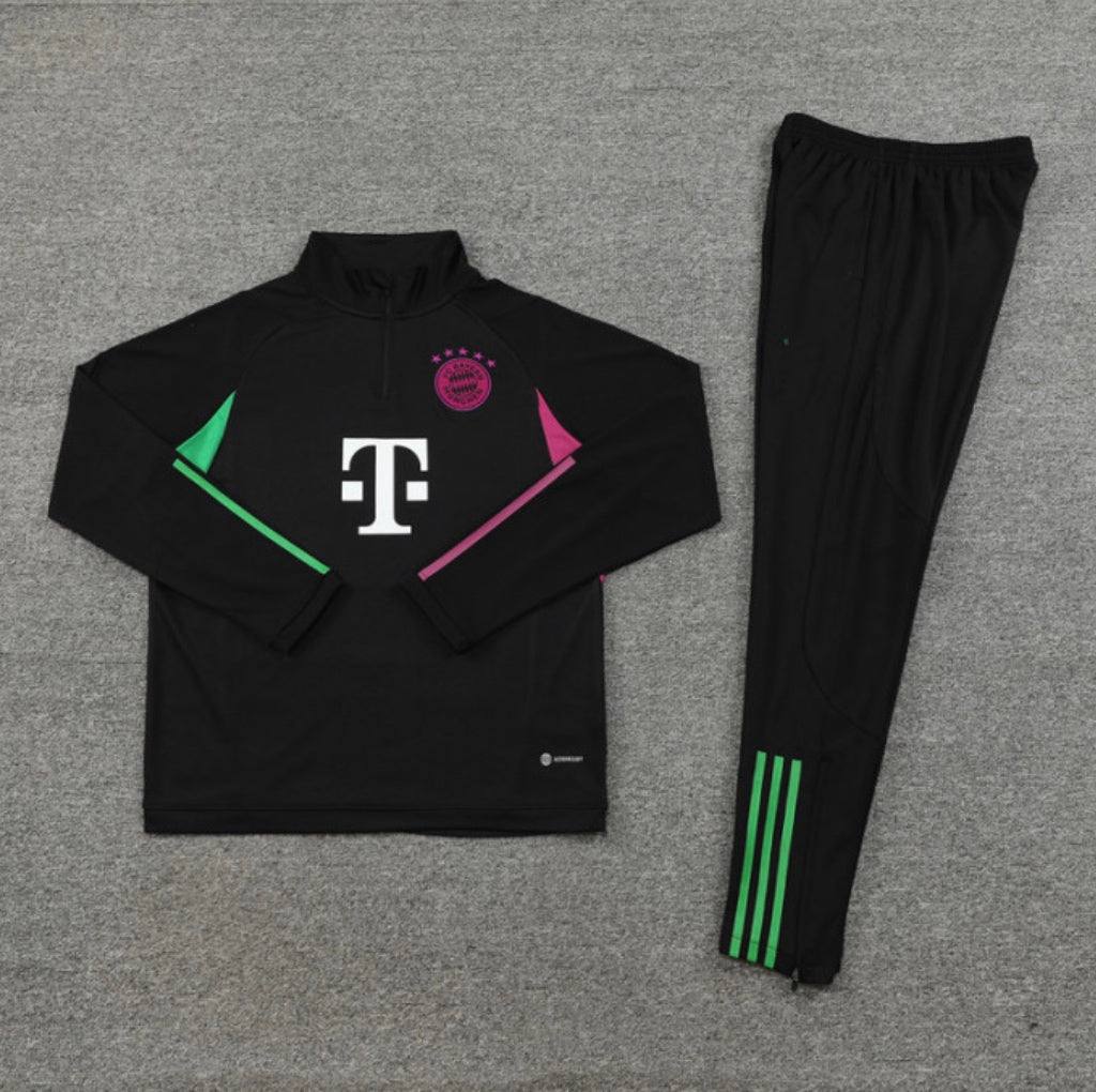 Bayern Munich training tracksuit 2023/24 black