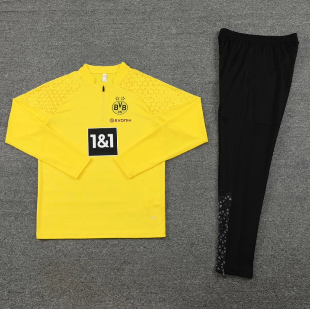 Borussia Dortmund training tracksuit 2023/24 yellow and black