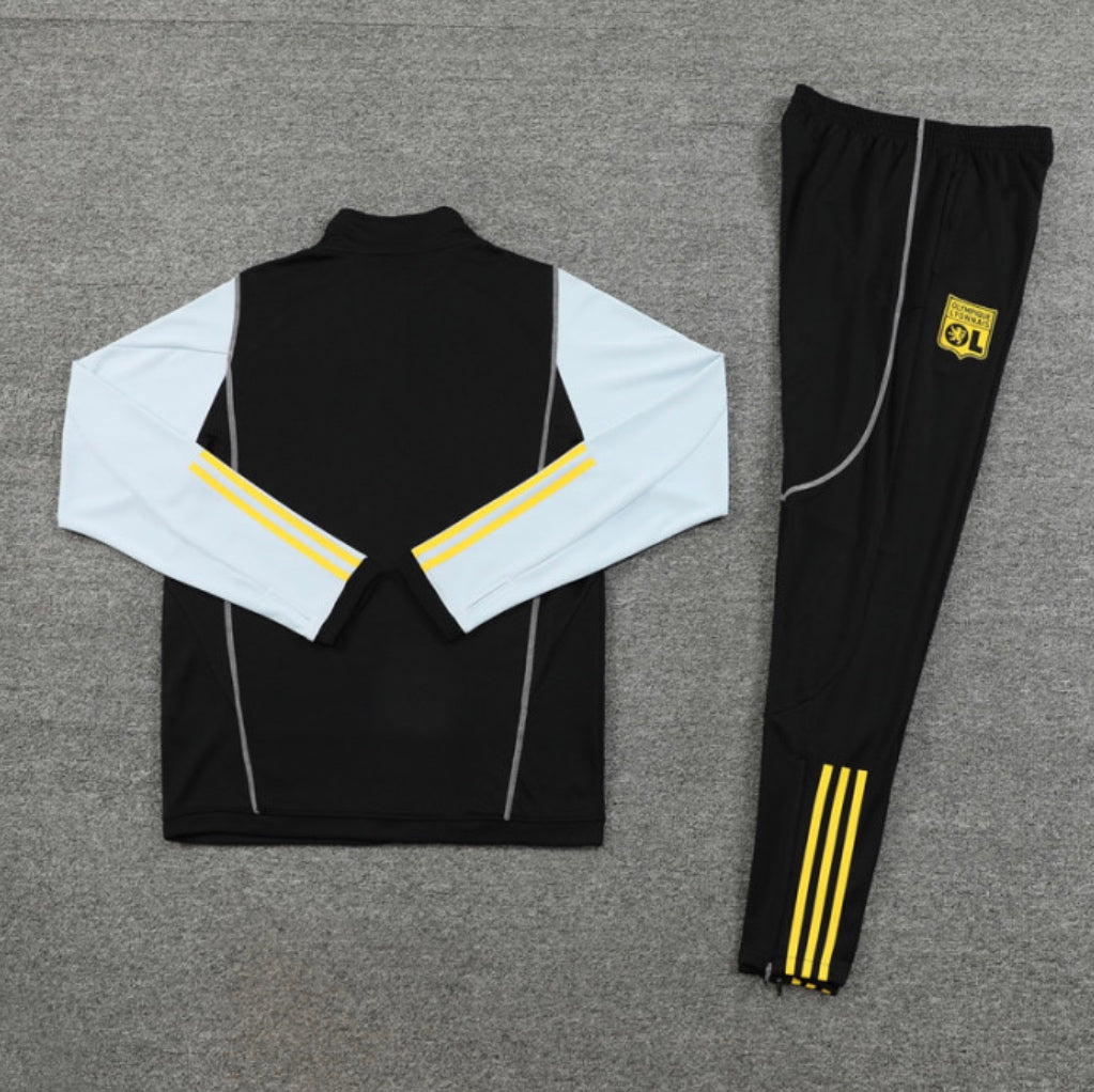 Lyon training tracksuit 2023/24 black and gray