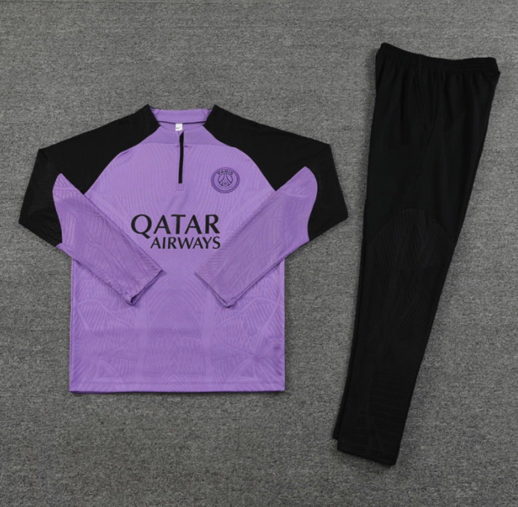 PSG training tracksuit 2023/24 purple and black