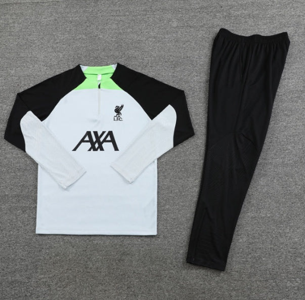 Liverpool training tracksuit 2023/24 white and black